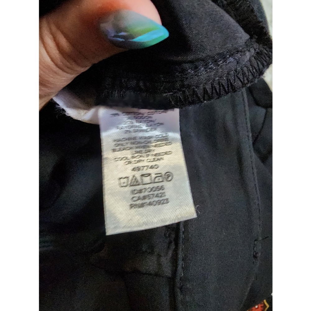 Loft Marisa The Riviera Pant Straight Leg Black Dress Ankle Pants Size 10 Petite - Picture 3 of 8